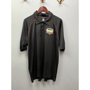 Daytona 500 50‎ Years 2008 Black Polo Shirt XL Coca Cola Zero Racing Nascar